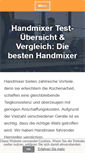Mobile Screenshot of handmixer-test.net