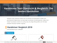 Tablet Screenshot of handmixer-test.net